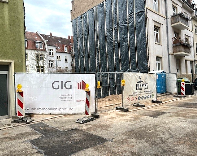 Neubau Vincentiusstrasse 5a Karlsruhe